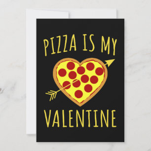 Convite Pizza é meu namorado - Dia dos Namorados