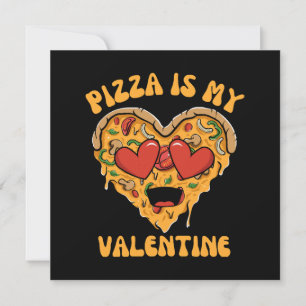 Convite Pizza É Meu Valentim