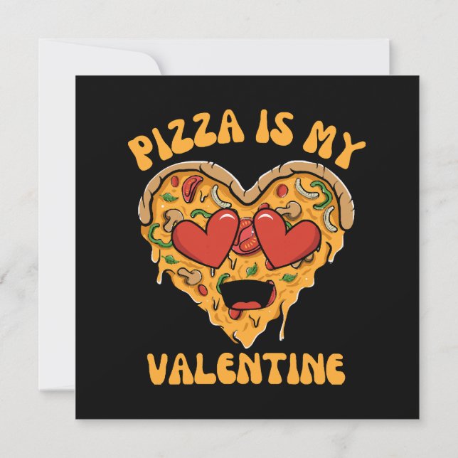 Convite Pizza É Meu Valentim (Verso)