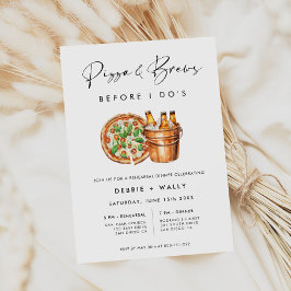 Convite Pizza e pintas antes que eu faça o Janto de ensaio