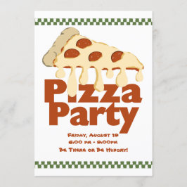 Convite Pizza Party