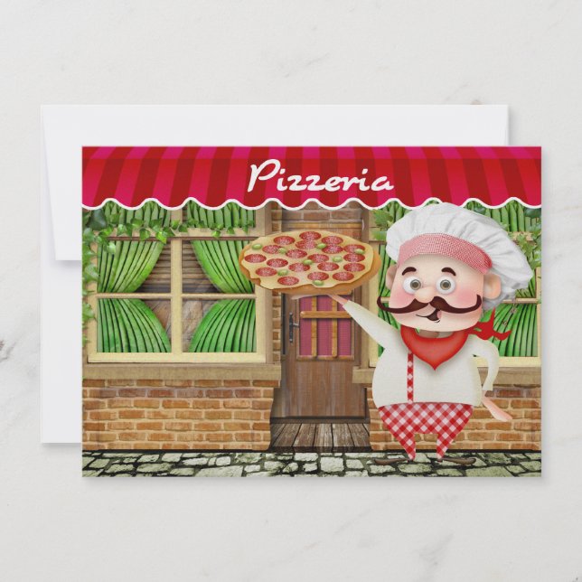 Convite Pizza Party - SRF (Frente)