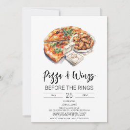 Convite Pizza & Wings Antes dos Anéis