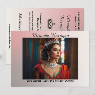 Convite Placa Automática de Pageant Pageant de Paisagem de