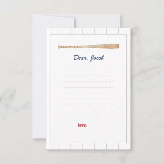 Convite Placa Cápsula de Tempo de Baseball (Frente)