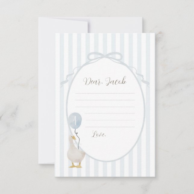 Convite Placa Cápsula Tempo Ganso do Bobo Azul (Frente)