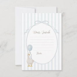 Convite Placa Cápsula Tempo Ganso do Bobo Azul