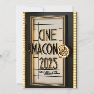 Convite Placa CinemaCon 2025