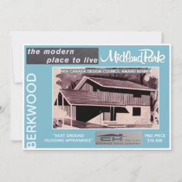 Convite Placa Coletiva Modelo da Casa de Parque Midland