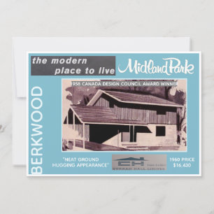 Convite Placa Coletiva Modelo da Casa de Parque Midland
