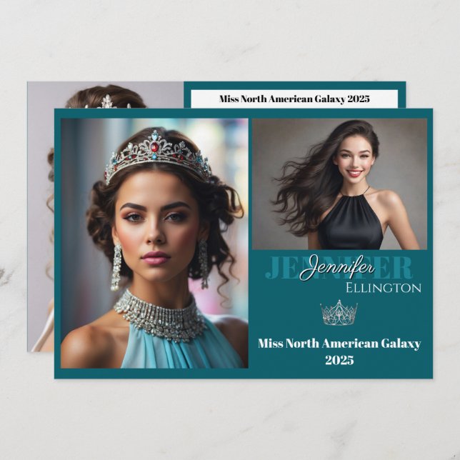 Convite Placa Comp Autografada do Border Pageant Essential (Frente/Verso)