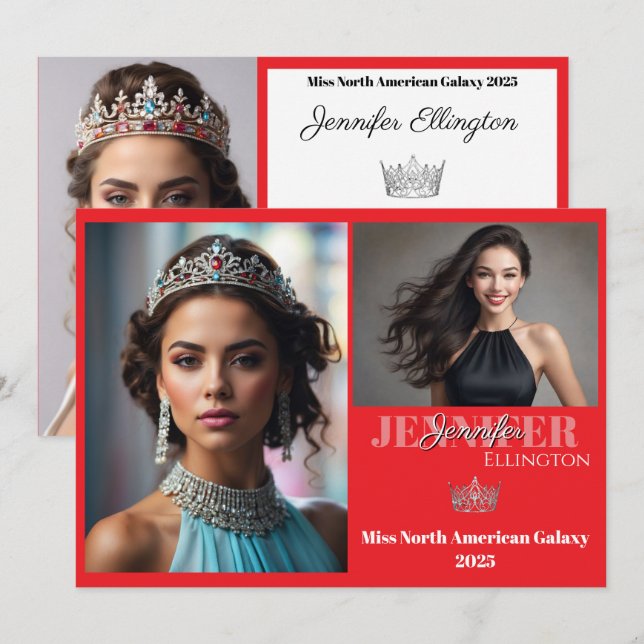 Convite Placa Comp Autografada do Border Pageant Essential (Frente/Verso)