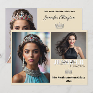 Convite Placa Comp Autografada do Pageant Essentials