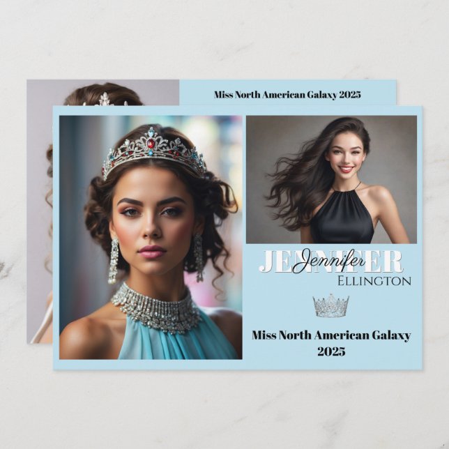 Convite Placa Comp Autografada do Pageant Essentials (Frente/Verso)