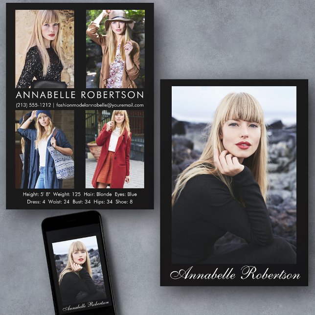 Convite Placa Comp do Ator do Modelo de Foto do Script Mod (Customize to change background color, text size or text style. Available for prints and download.)