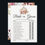 Convite Placa de abóbora ou jogo de noiva<br><div class="desc">Placa de noiva ou de noiva totalmente editável. Bachelorette | Jogo de Festa de Galinhas</div>