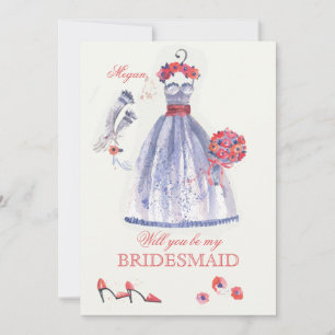 Convite Placa de Aposentado Bridesmaid