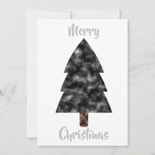 Convite Placa de Árvore de Natal em Branco