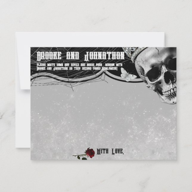 Convite Placa de assistência 4.25x5.5 Assombrando prados A (Frente)