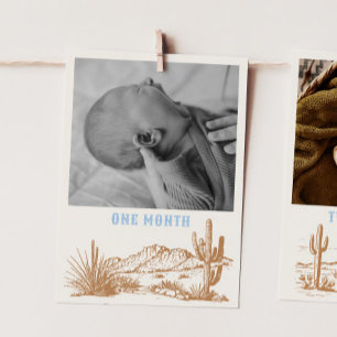 Convite Placa de Banner de Fotografia Mensal Rodeada Editá