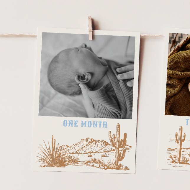 Convite Placa de Banner de Fotografia Mensal Rodeada Editá (Criador carregado)