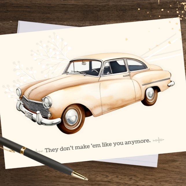 Convite Placa de carro de Dia de os pais feliz (Criador carregado)