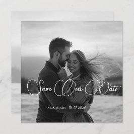 Convite Placa de Casamento no inverno Simples Personalizad