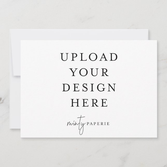 Convite Placa de cenário de 5" x 7" (Frente)