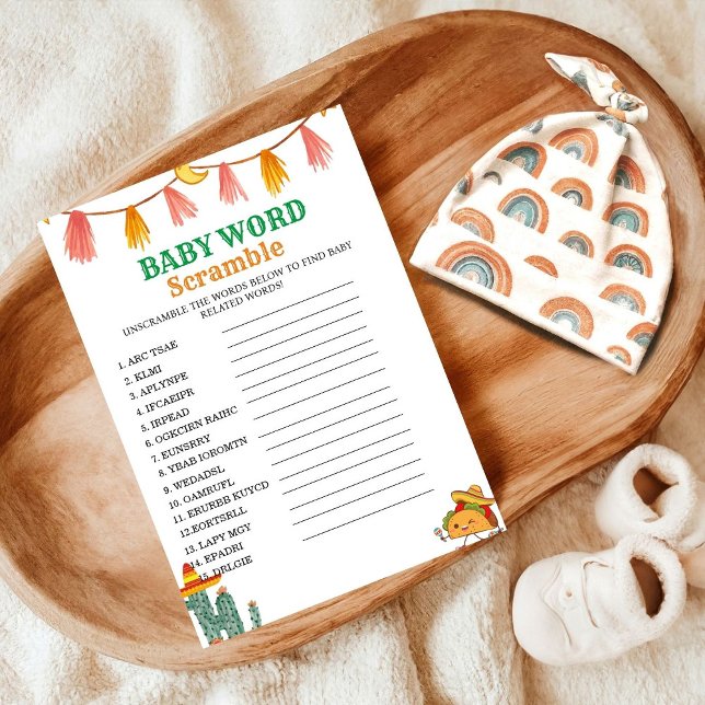 Convite Placa de chá de fraldas do Trecho de Palavra do Ta (Criador carregado)