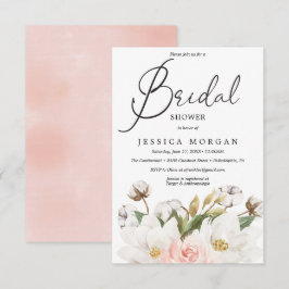 Convite Placa de Chá de panela Magnolia Cotton