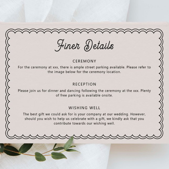 Convite Placa de compartimento de borda dimensionada minim (Criador carregado)