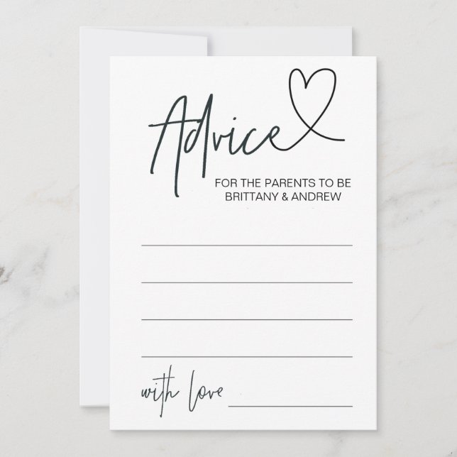 Convite Placa de conselho de chá de fraldas personalizada (Frente)