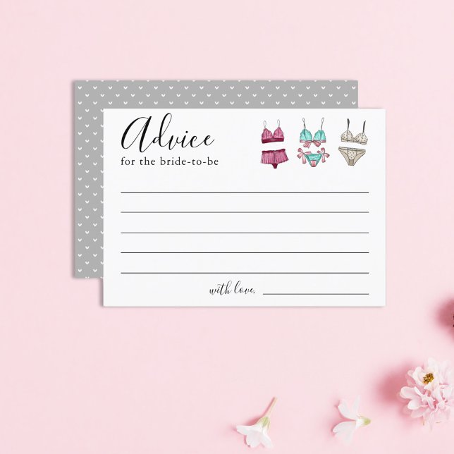 Convite Placa de conselho do Chá de panela lingerie (Criador carregado)