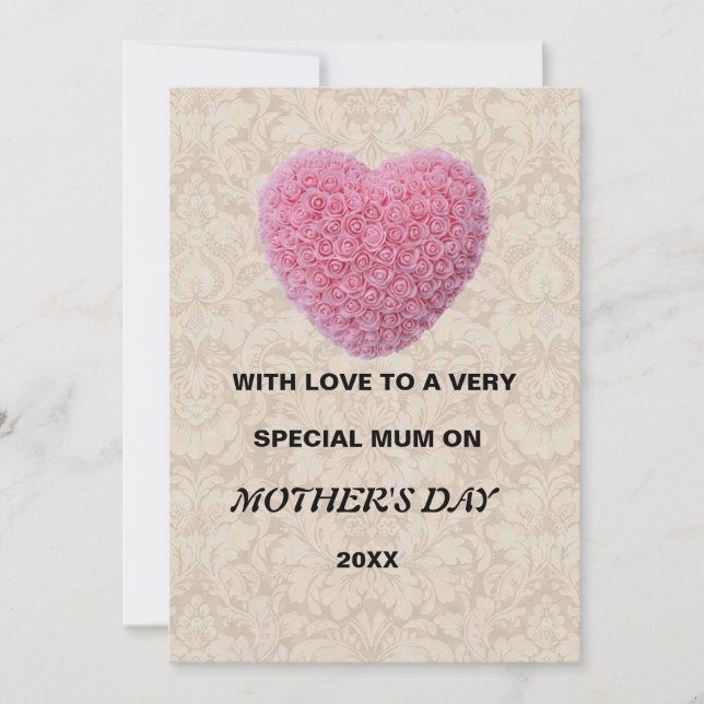 Convite Placa de dia de as mães (Frente)