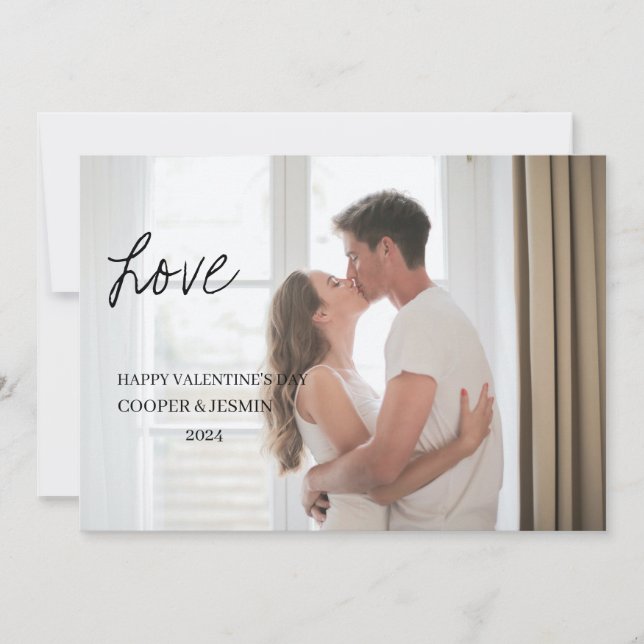 Convite Placa de dia de os namorados - Coberta com amor, E (Frente)