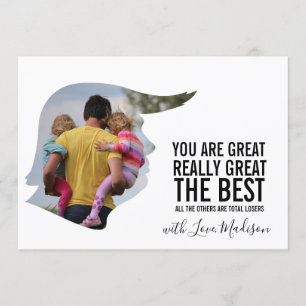 Convite Placa de Dia de os pais engraçada