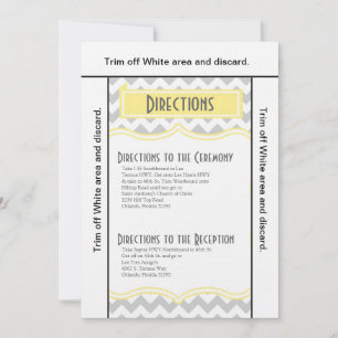 Convite Placa de direção 3.5x6 Cinza de distribuição de gí