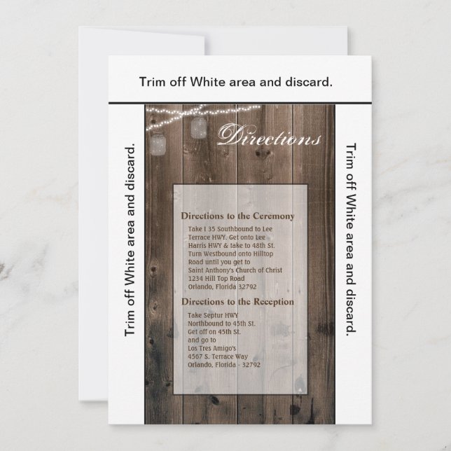 Convite Placa de direção 3,5x6 Luzes de sequência de carac (Frente)