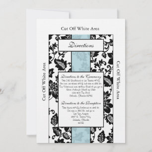 Convite Placa de direção do Casamento tema damasco Floral
