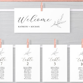 Convite Placa de Folha de Cabeçalho de Gráfico Sentado Min