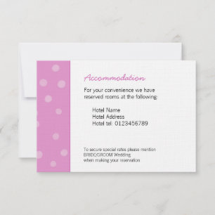 Convite Placa de gabinete de casamento branco-rosada para
