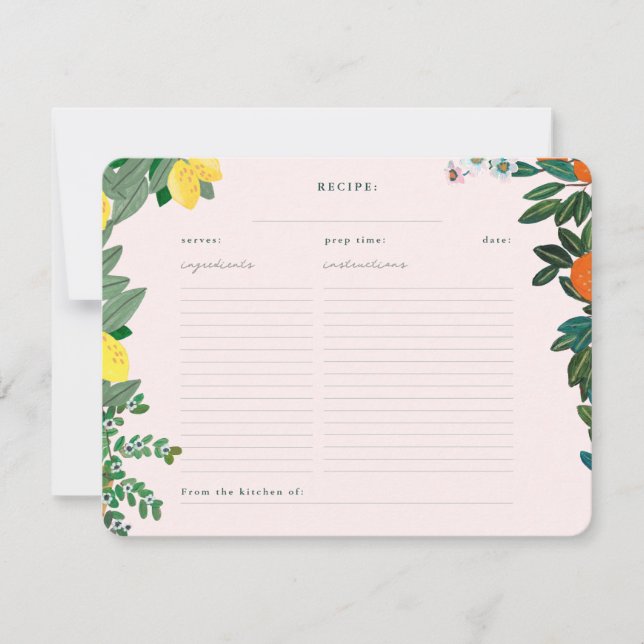 Convite Placa de gabinete de recebimento de Chá de panela  (Frente)