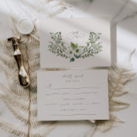 Placa de Gabinete de Resposta RSVP de Casamento de