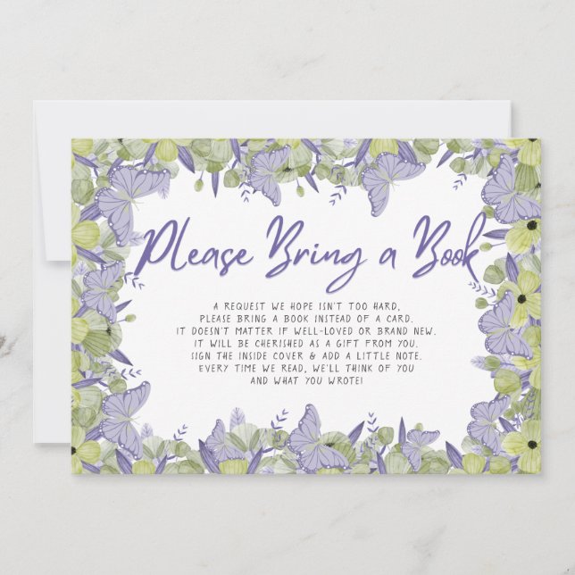 Convite Placa de Gabinete de Solicitação do Livro de Chás  (Frente)