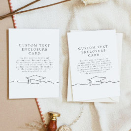 Convite Placa de gabinete para graduação de arte em linha 