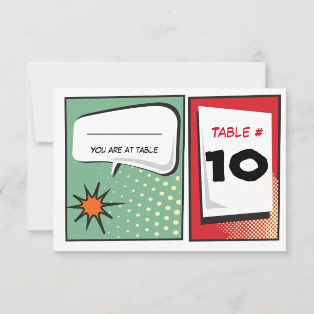 Convite Placa de Grupo de Recepção Mitzvah do Bar COMIC BO (Frente)