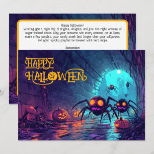 Convite Placa de Halloween Spooktacular de Sewer