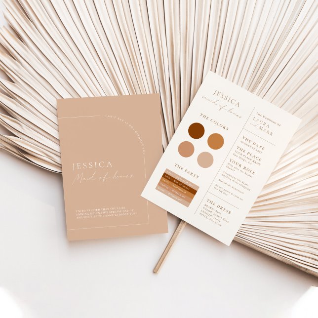 Convite Placa de informações de Madrinha de casamento Míni (Criador carregado)