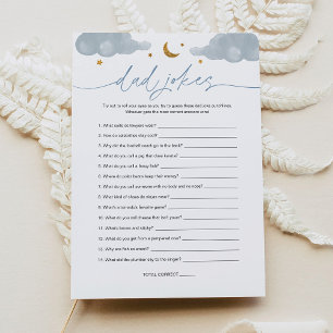 Convite Placa de jogo do Chá de fraldas Pai Twinkle Star