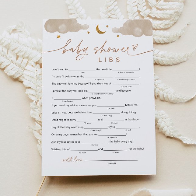 Convite Placa de Jogo do Twinkle Little Star Chá de fralda (Criador carregado)